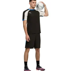 Puma Voetbalkleding*IndividualLIGA voetbalbroekje heren black white ultra blue