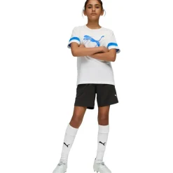 Puma Voetbalkleding*IndividualLIGA voetbalbroekje junior black white ultra blue