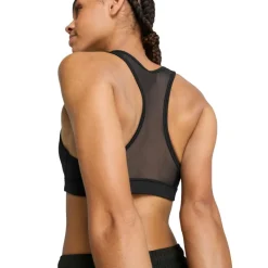 Puma Sportbh's*4KEEPS sport bh dames black big white cat