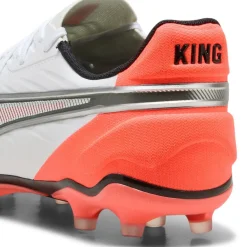 Puma Voetbalschoenen*King Match FG - AG voetbalschoenen white silver glowing red