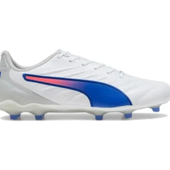 Puma Voetbalschoenen*KING PRO FG AG voetbalschoenen heren white bluemazing flat light grey