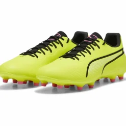 Puma Voetbalschoenen*KING PRO FG AG voetbalschoenen heren electric lime black poison pink