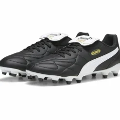 Puma Voetbalschoenen*KING TOP FG AG voetbalschoenen heren black white gold