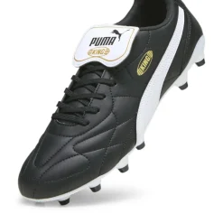 Puma Voetbalschoenen*KING TOP FG AG voetbalschoenen heren black white gold