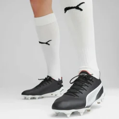 Puma Voetbalschoenen*King Ultimate MxSG voetbalschoenen heren   black white fire orchid