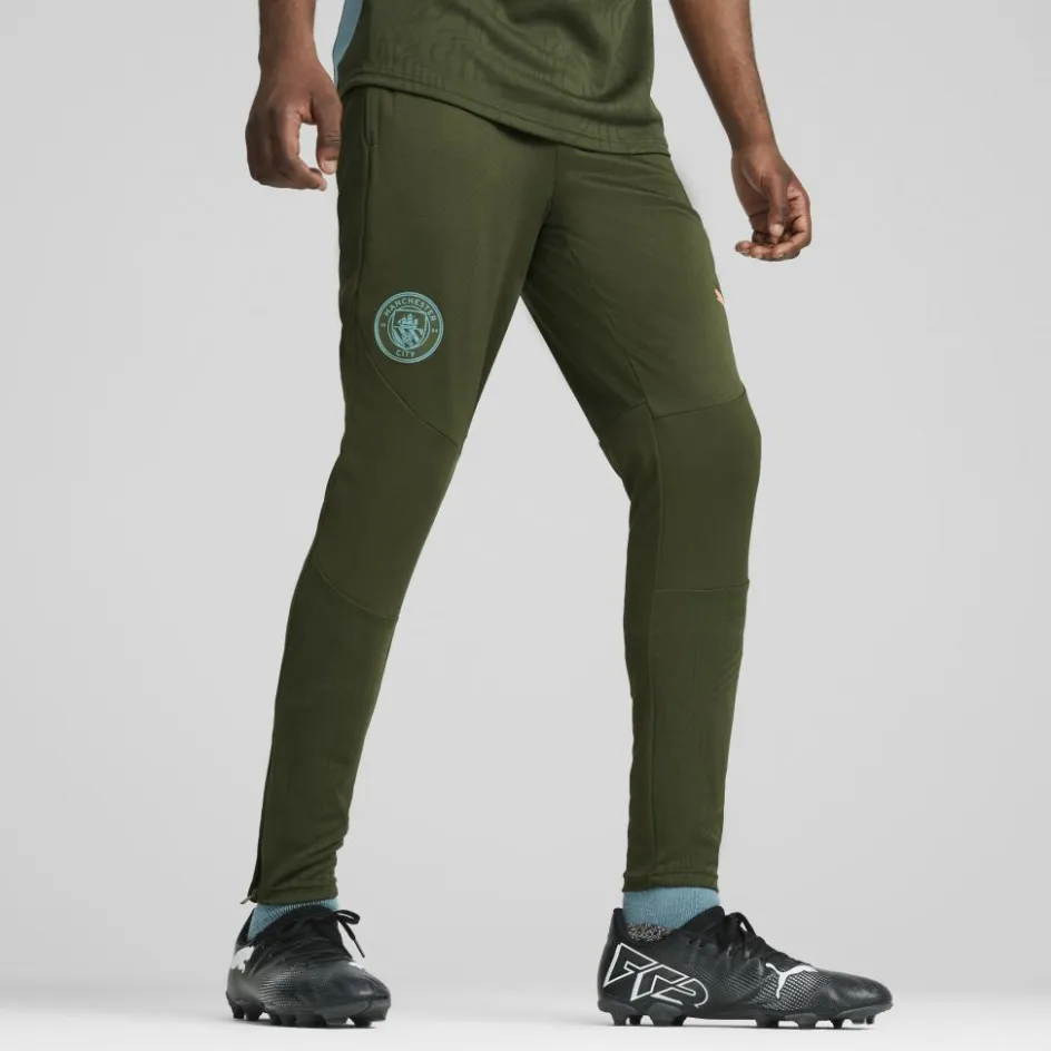 Puma Voetbalkleding*Manchester City trainingsbroek heren myrtle bold blue