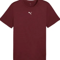 Puma Sportshirt*TAD ESSENTIALS shirt heren ruby shimmer heather