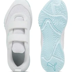 Puma Indoorschoenen*Varion II indoorschoenen junior white light aqua