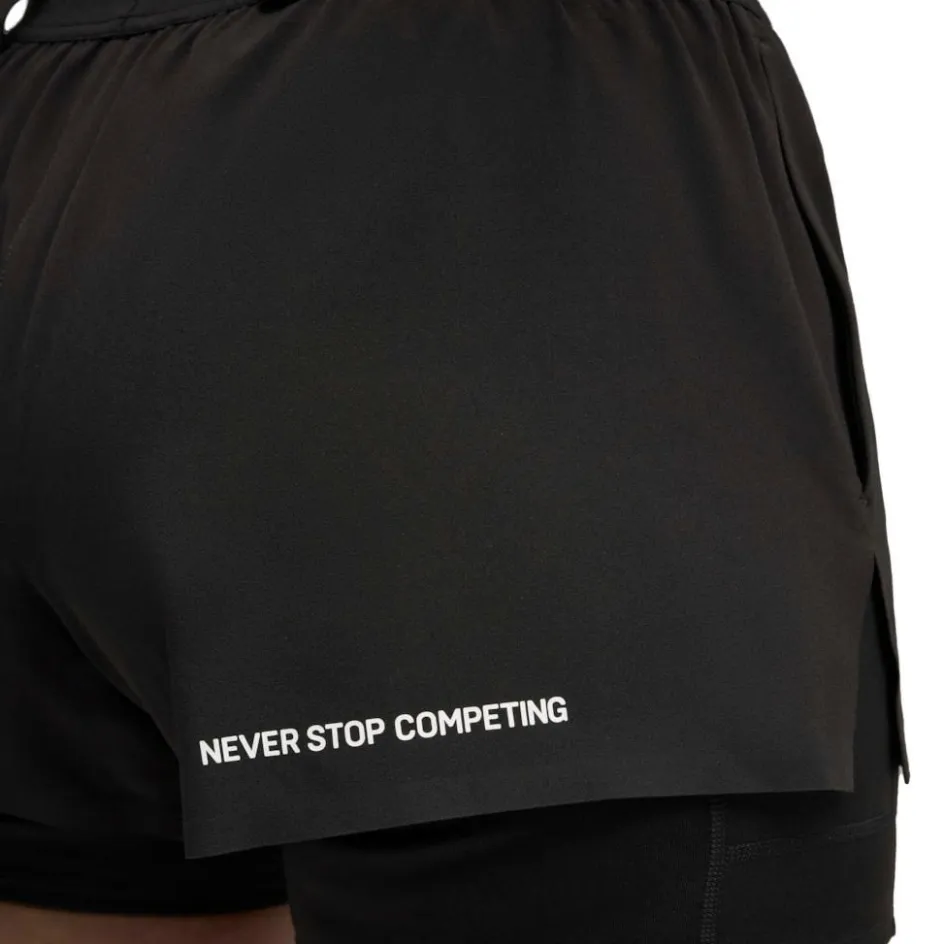 Puma Sportbroek*x HYROX 2 in 1 short dames black