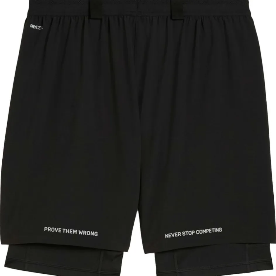 Puma Sportbroek*x HYROX 2 in 1 short heren black