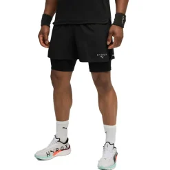 Puma Sportbroek*x HYROX 2 in 1 short heren black