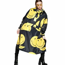 Rainkiss Regenkleding & -Laarzen*All Smiles X Smiley regenponcho black