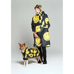 Rainkiss Regenkleding & -Laarzen*All Smiles X Smiley regenponcho black
