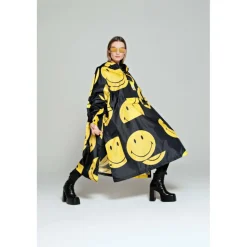 Rainkiss Regenkleding & -Laarzen*All Smiles X Smiley regenponcho black