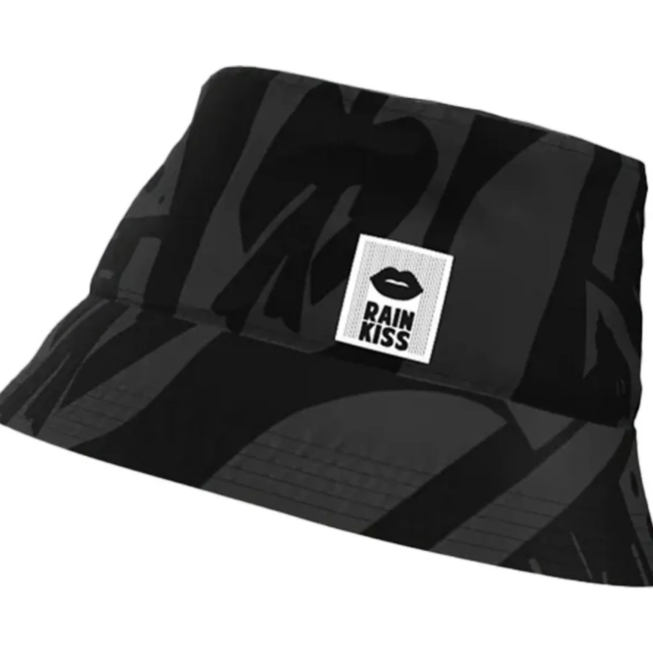 Rainkiss Regenkleding & -Laarzen*Back to Black Art Camo Bucket regenhoed black