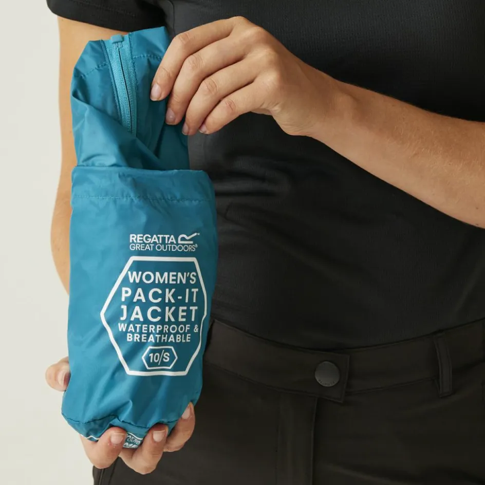 Regatta Regenkleding & -Laarzen*Pack It III regenjas dames exotic plume