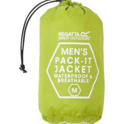 Regatta Regenkleding & -Laarzen*Pack It III regenjas heren grenoble green