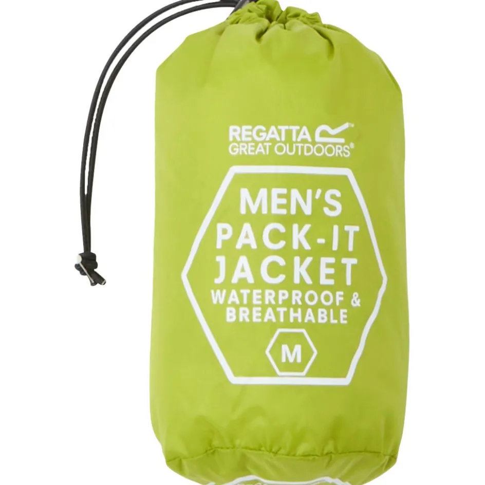 Regatta Regenkleding & -Laarzen*Pack It III regenjas heren grenoble green