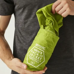 Regatta Regenkleding & -Laarzen*Pack It III regenjas heren grenoble green