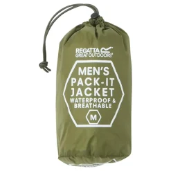 Regatta Regenkleding & -Laarzen*Pack It III regenjas heren nephrite green