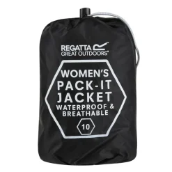 Regatta Regenkleding & -Laarzen*Pack It III regenjas dames black