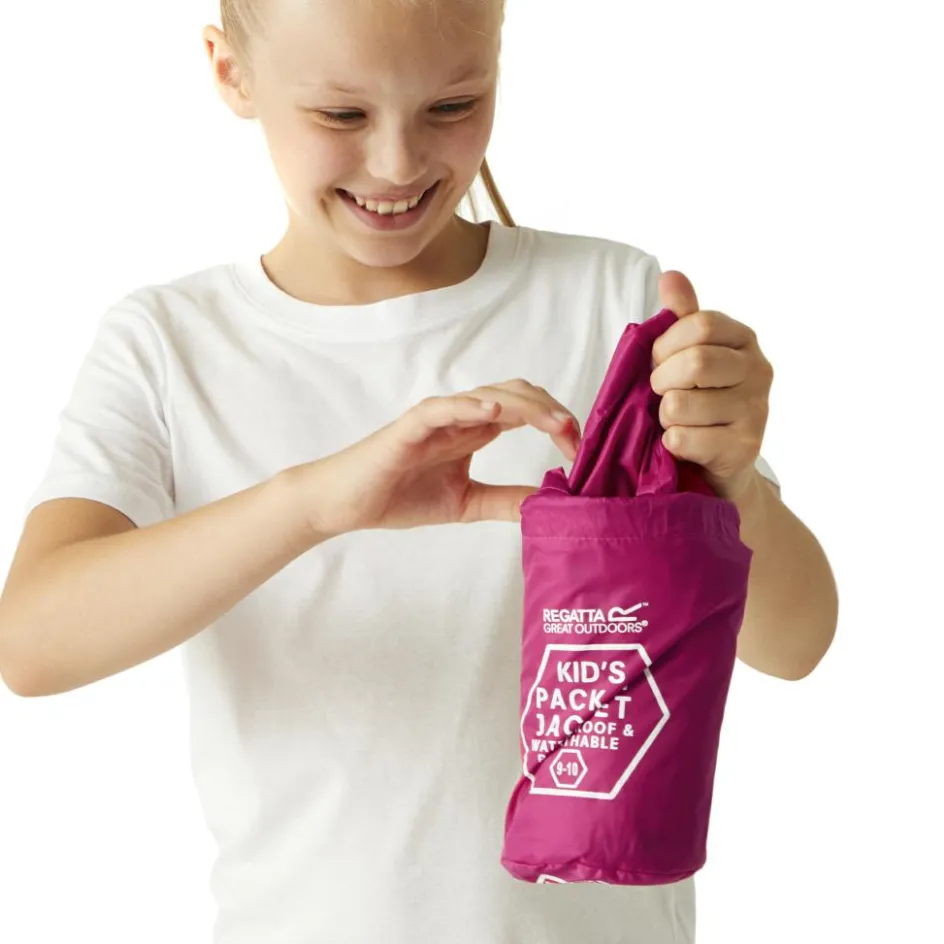 Regatta Regenkleding & -Laarzen*Pack It regenjas junior cabaret