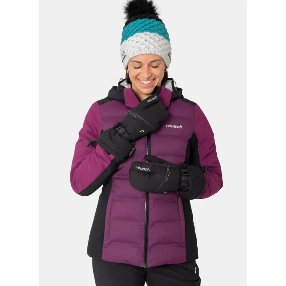 Reusch Handschoenen & Wanten|Wintersport*Demi R-TEX XT lobster handschoenen dames black silver