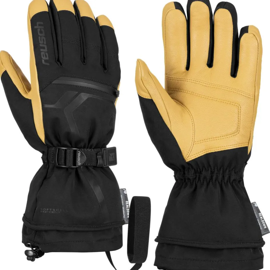 Reusch Handschoenen & Wanten|Wintersport*Down Spirit GTX handschoenen heren black camel