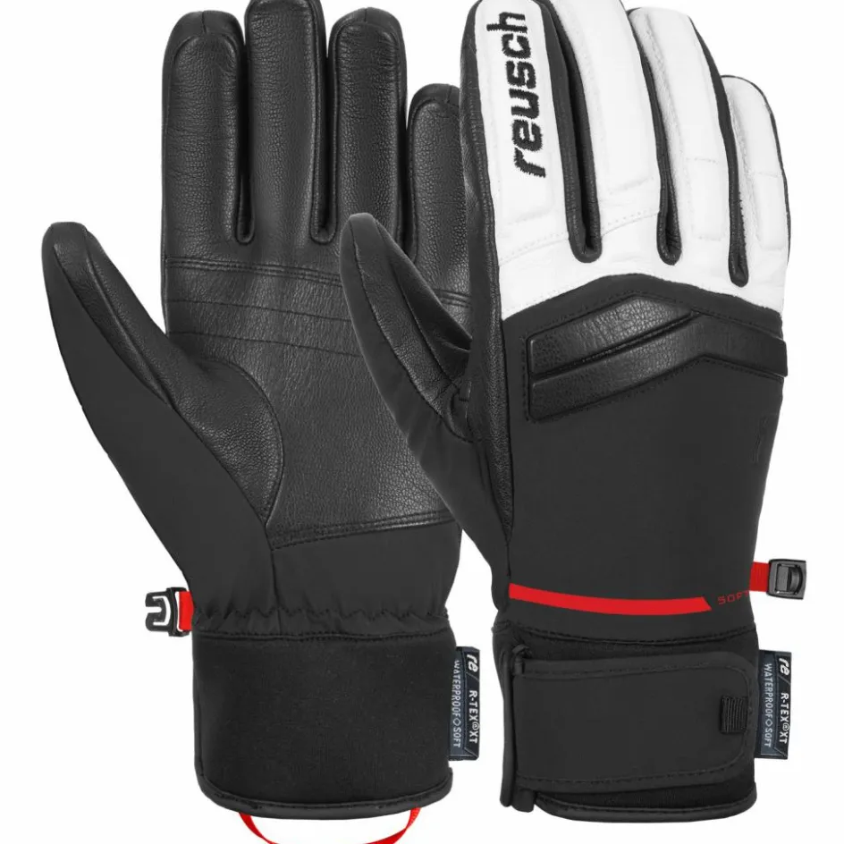 Reusch Handschoenen & Wanten|Wintersport*Dylan R-TEX XT handschoenen heren white black fire red