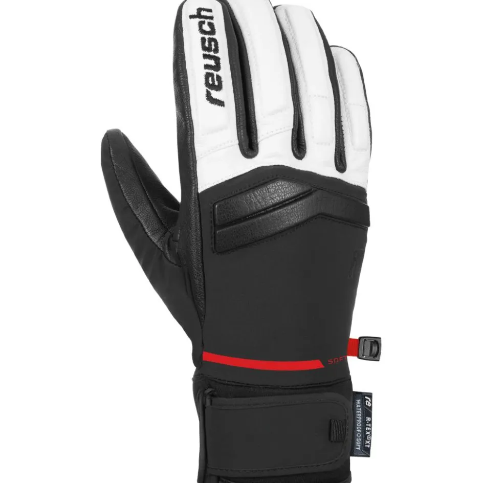 Reusch Handschoenen & Wanten|Wintersport*Dylan R-TEX XT handschoenen heren white black fire red