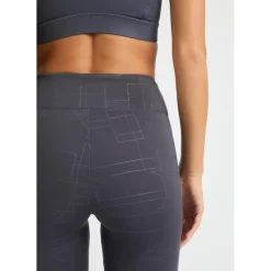 Röhnisch Sportbroek*112231 sportlegging dames dk plum emboss