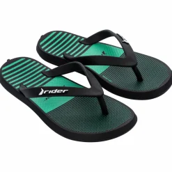 Rider Slippers*R1 Style Kids slippers junior black green