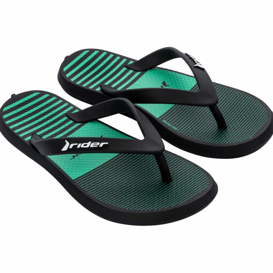 Rider Slippers*R1 Style Kids slippers junior black green