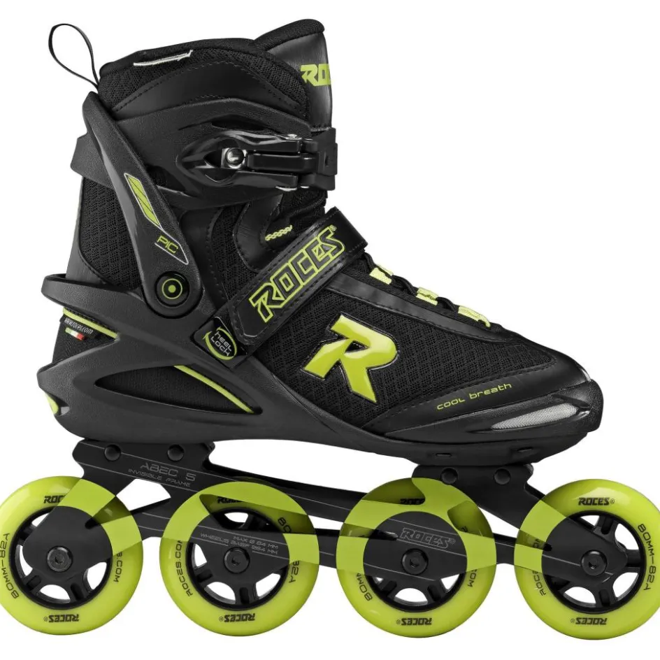 Roces Inline Skates*PIC TIF 80 inline skates heren black lime