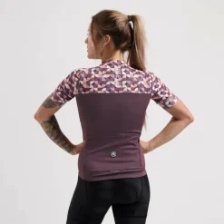 Rogelli Fietskleding*Essential Graphic fietsshirt dames bordeaux coral