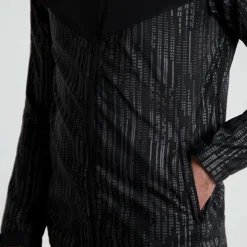 Rogelli Hardloopkleding*Essential Hi Vis hardloopjack heren zwart  reflection