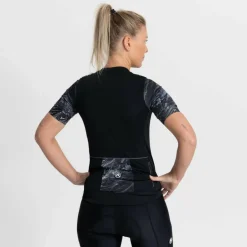 Rogelli Fietskleding*Liquid fietsshirt dames zwart grijs