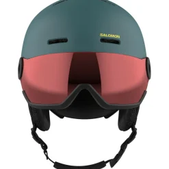 Salomon Skihelmen|Wintersport*Orka Visor skihelm junior north atlantic