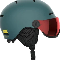 Salomon Skihelmen|Wintersport*Orka Visor skihelm junior north atlantic