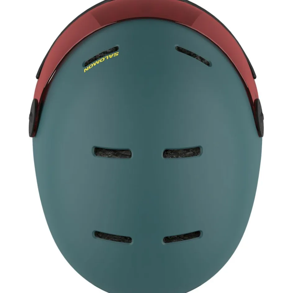 Salomon Skihelmen|Wintersport*Orka Visor skihelm junior north atlantic