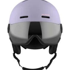 Salomon Skihelmen|Wintersport*Orka Visor skihelm junior evening haze