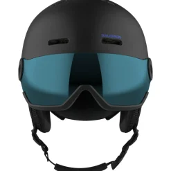 Salomon Skihelmen|Wintersport*Orka Visor skihelm junior black