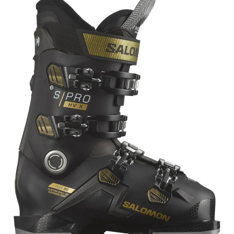 Salomon Skischoenen|Wintersport*S/Pro X90 HV skischoenen dames black silver beluga