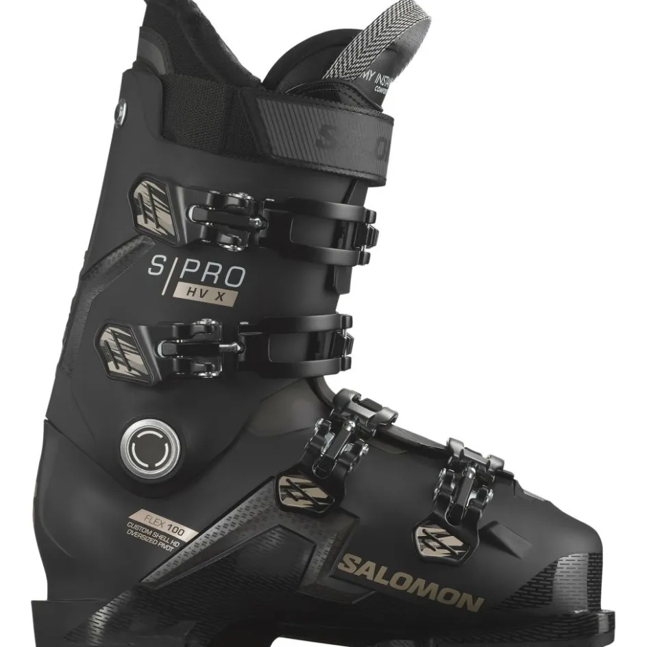 Salomon Skischoenen|Wintersport*S/Pro X100 HV skischoenen heren black red beluga
