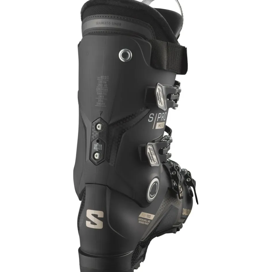 Salomon Skischoenen|Wintersport*S/Pro X100 HV skischoenen heren black red beluga