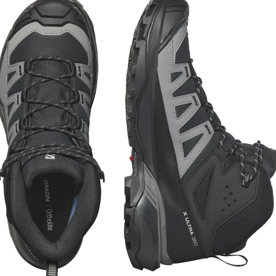 Salomon Wandelen|Wandelschoenen*X Ultra 360 GTX Mid wandelschoenen heren black magnet pewter