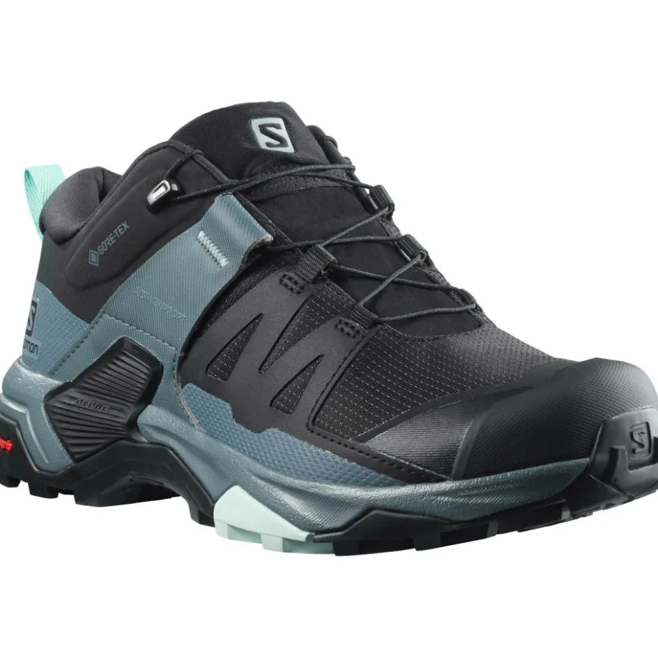 Salomon Wandelschoenen|Wandelschoenen*X Ultra 4 GTX wandelschoenen dames black stormy weather opal blue