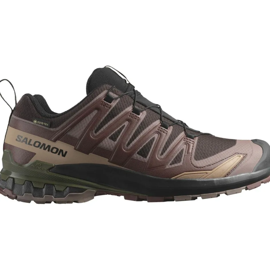 Salomon Hardloopschoenen*XA PRO 3D V9 GORE-TEX hardloopschoenen heren black coffee rum raisin olive night