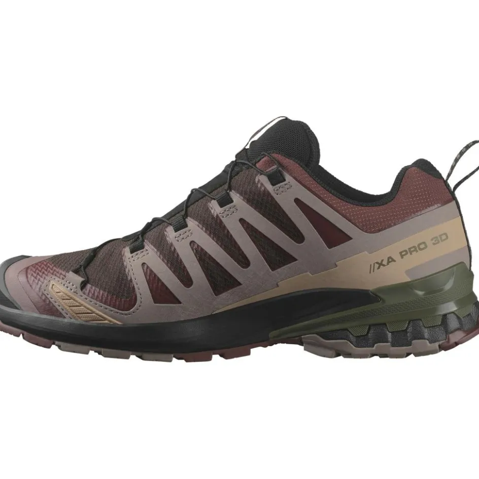 Salomon Hardloopschoenen*XA PRO 3D V9 GORE-TEX hardloopschoenen heren black coffee rum raisin olive night