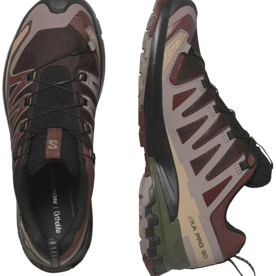 Salomon Hardloopschoenen*XA PRO 3D V9 GORE-TEX hardloopschoenen heren black coffee rum raisin olive night